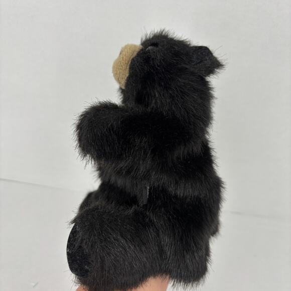Folkmanis Baby Black Bear Hand Puppet Plush 9 Inch Full Body Small Realistic - Picture 5 of 11